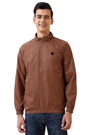 Allen Solly Mens Cotton blend Standard Length Jacket