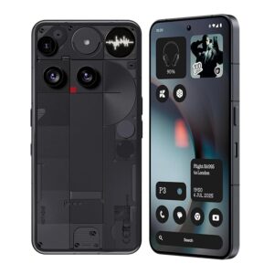 717z2bNF6DL._SX679_ Nothing Phone (3), Black (12GB, 256GB) | Snapdragon 8s Gen 4 | 50MP + 50MP + 50MP Rear Camera | 1.5K+ 120Hz AMOLED Flexible LTPS Display